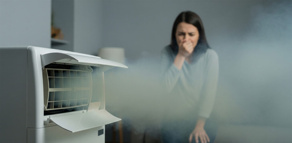 Aire acondicionado huele mal