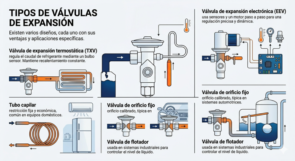 Sistemas de Refrigeración: Válvula de Expansión