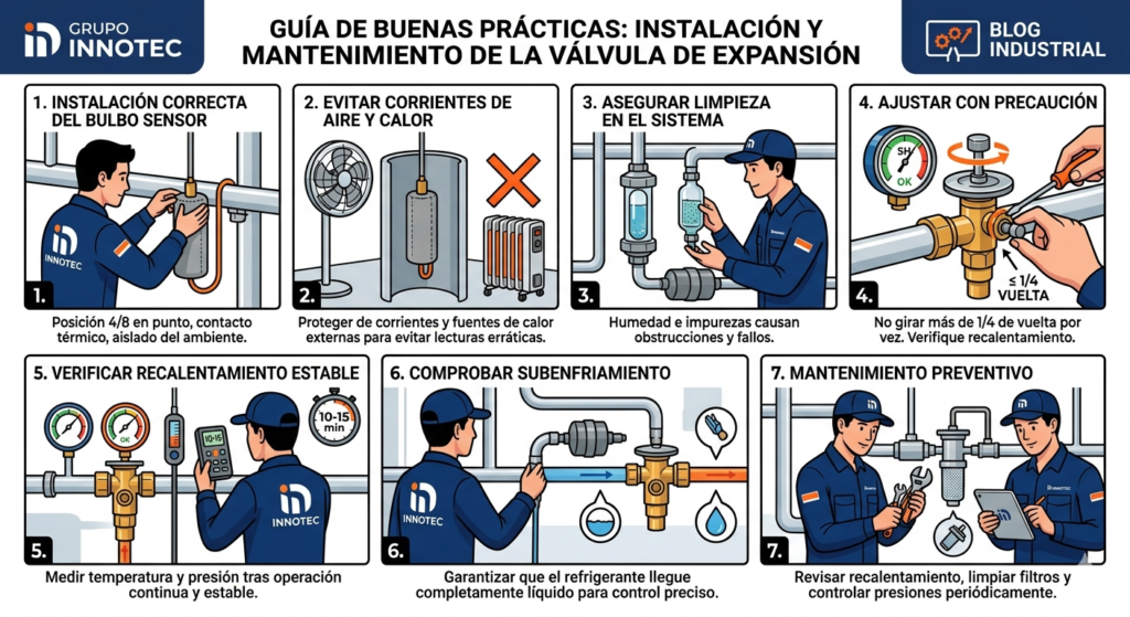 Sistemas de Refrigeración: Válvula de Expansión