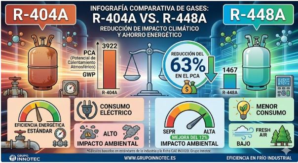 Ficha CAE IND020. Certificados de Ahorro Energético en la sustitución de Refrigerantes: Monetización de los ahorros